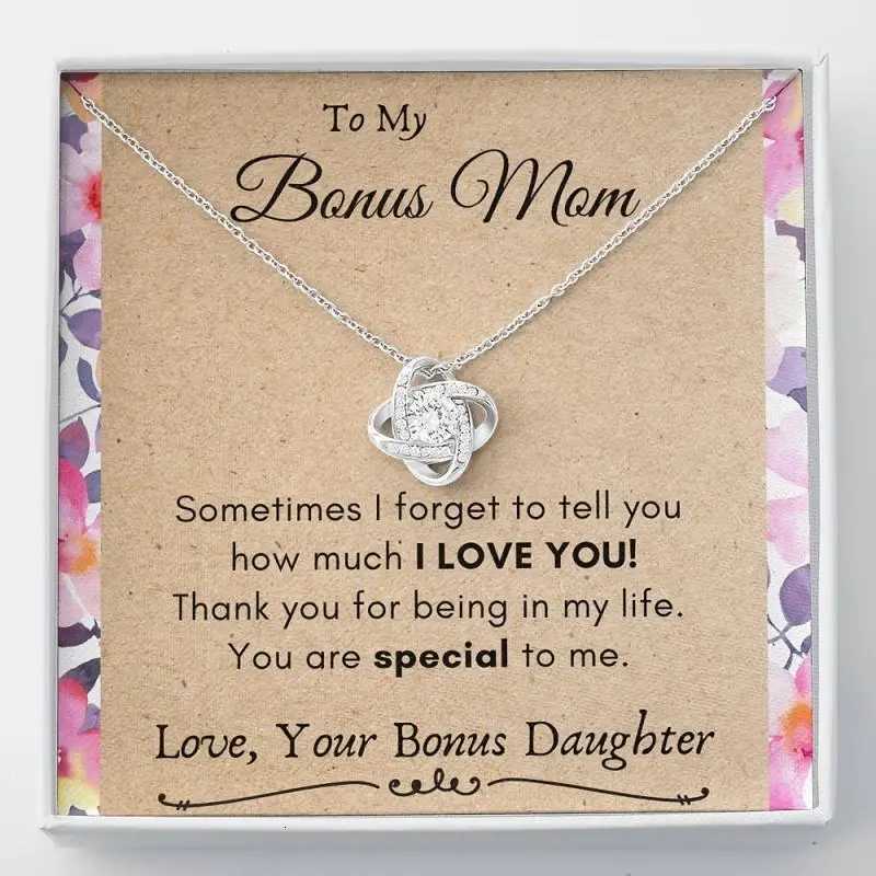 Bonus Mom Necklace Bonus Mom Gift For Step Mother Gift From Bride Step Mom Gift For Stepmom Necklace Step Mom Wedding Gift M251211