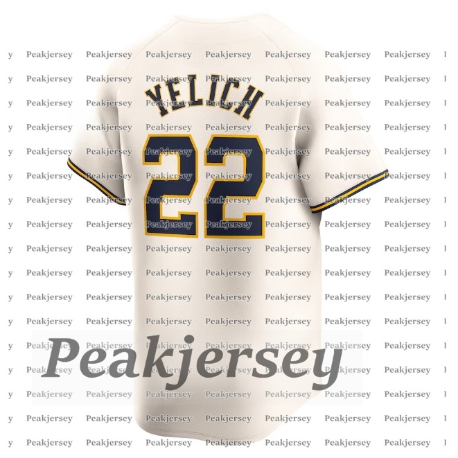 Custom Christian Yelich Men Women Youth Baseball 11 Jackson Chourio 10 Sal Frelick Willy Adames Luis Urias Contreras Rowdy Corbin Burnes Yount Jersey