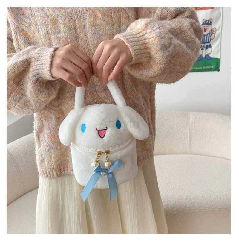 Sanrio Creative Plush Toy Backpack Internet Celebrity Cartoon Makeup Bag Claw Machine Doll Exchange Gift Girlfriend Accessories H251211