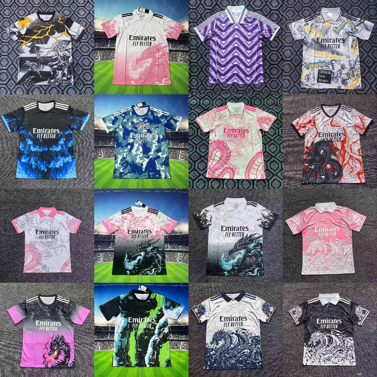 Reals madrid Chinese dragon Pink Football Shirt BELLINGHAM VINI JR soccer jerseys Tchouameni 25 26 Mbappe Jersey 2025 2026 CAMAVINGA ALABA football shirt
