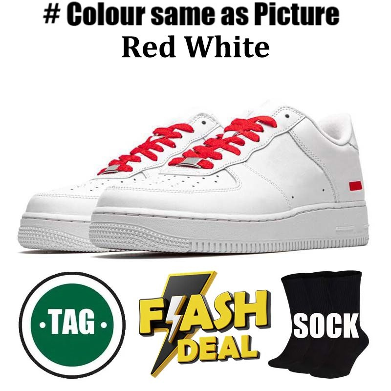 2026 Designer One af1s Casual Shoes Sneakers Men Women Classic 1 Triple White Black Mens Womens Traienrs Outdoor Sports Runners 1s Shoes