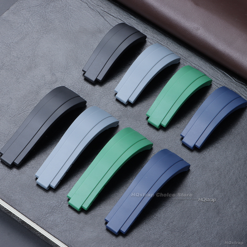 20mm Rubber Watch Strap for Rolex GMT Daytona Submariner Diver Silicone Replacement Watch Band for Water Ghost Bracelet Belt