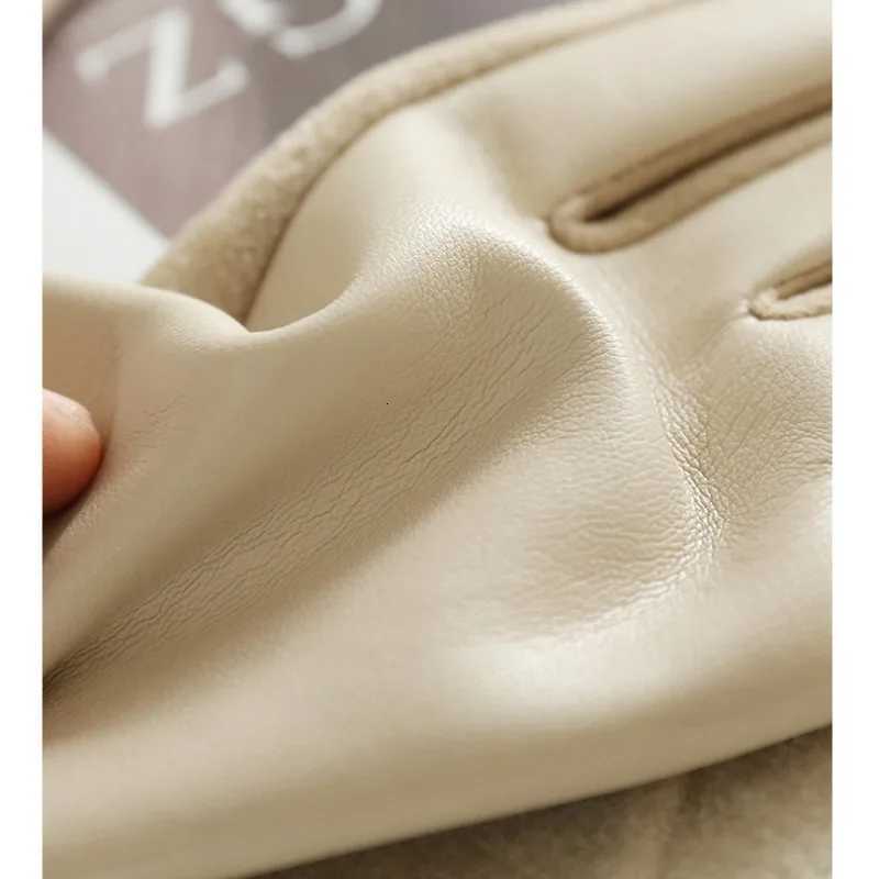 Wen Winter Suede Leather Keep Warm Touch Screen Fashion Elegant Gs Busin Style Lightly Waterproof Metal Buckle Y251210