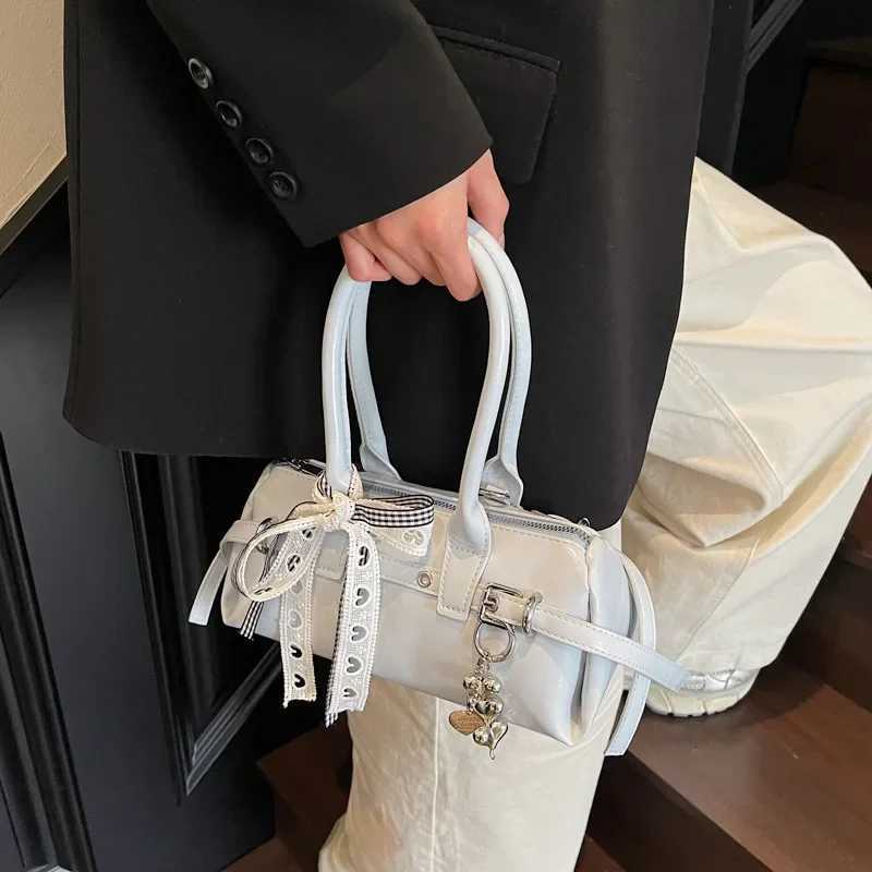 Fiable Ladies Bow Tie Single Shoder Crossbody low Bag PU Leather Trendy Wens Handbag Y251211