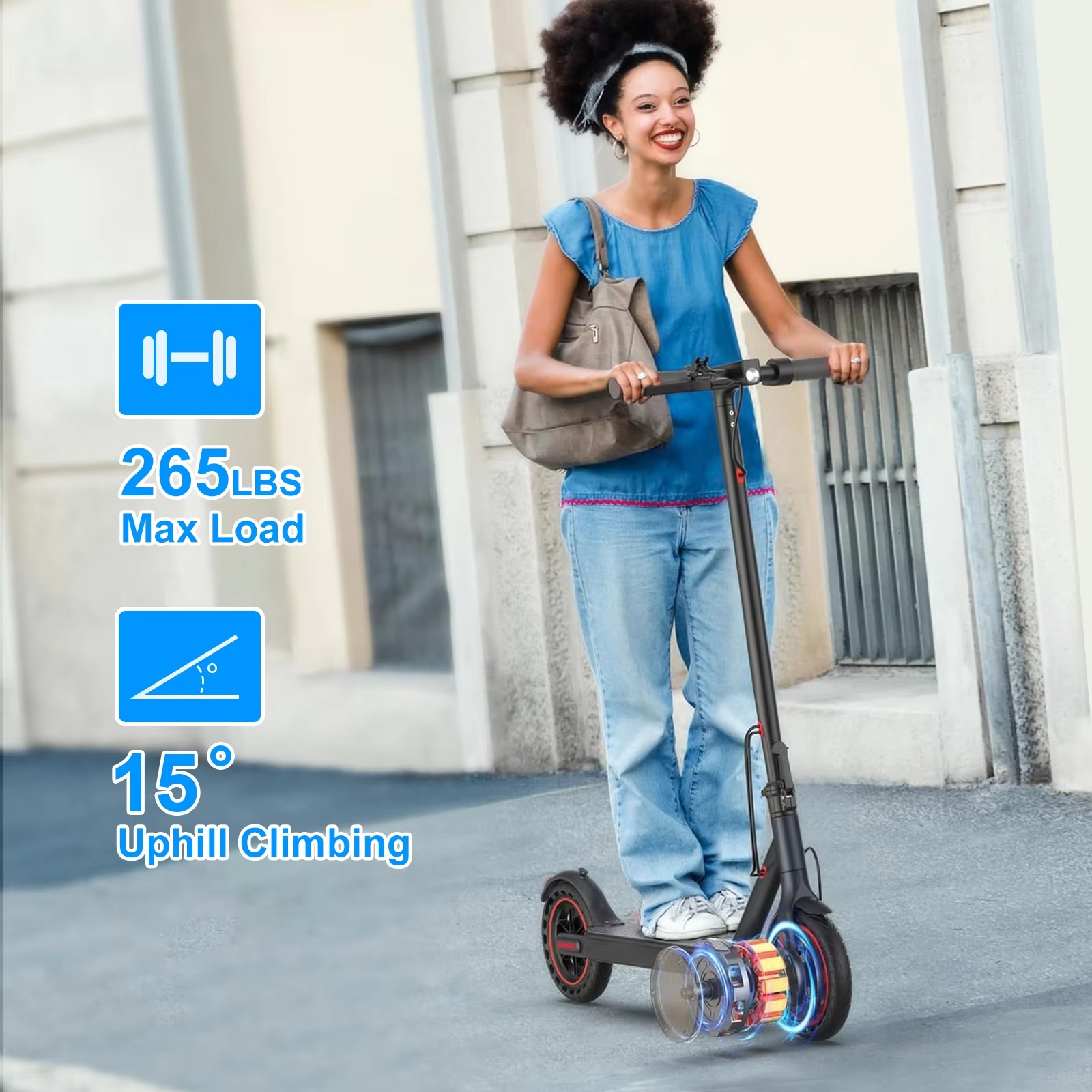 8.5Inch Escooter 36V 350W 25 KM/H 10.4AH Lithium Battery HS-04PRO Smart Foldable Electric Kick Scooter with EU/US/UK Warehouse