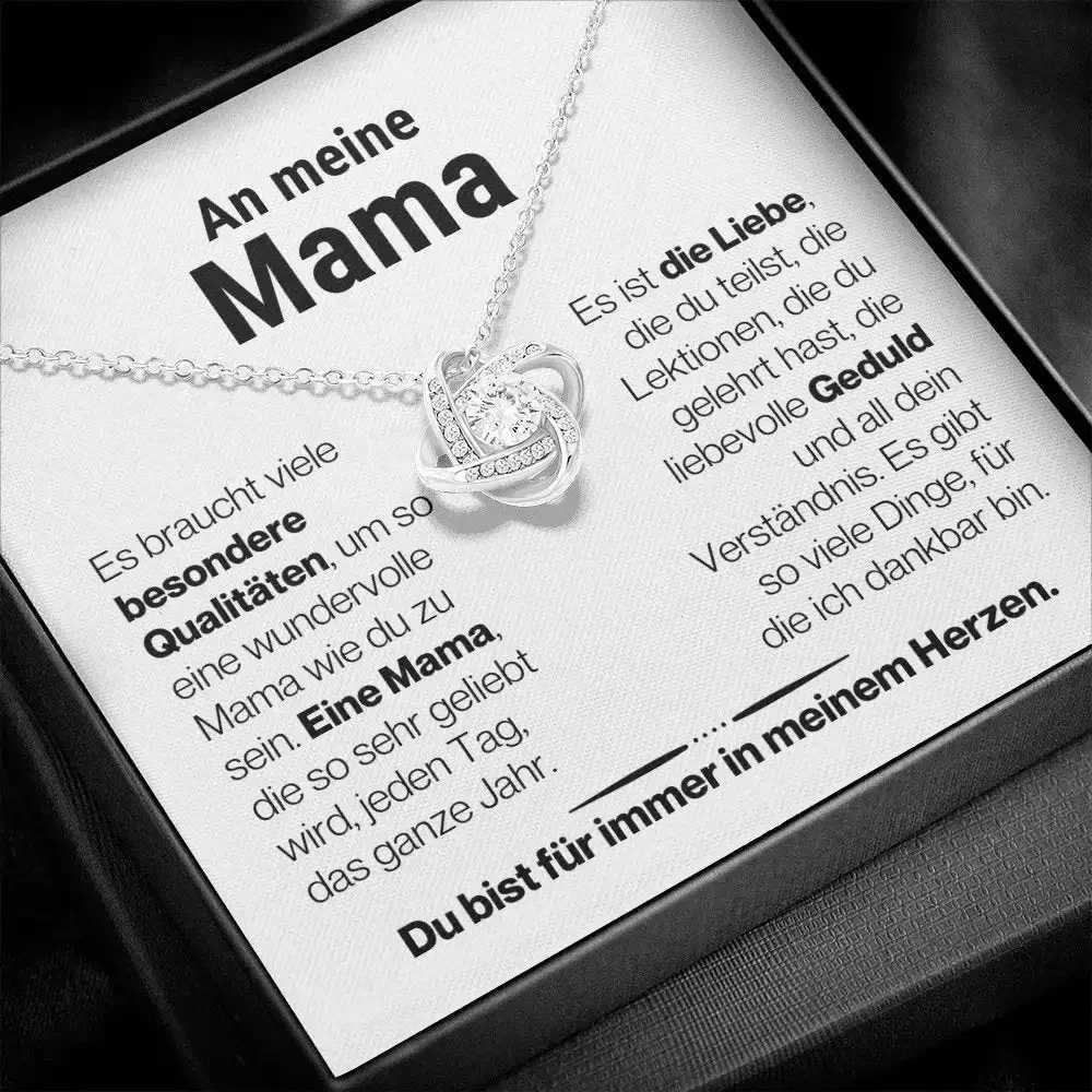 Liebesknoten Halskette fr Mama Germany To My Mom Gift Necklace Women 2023 Knot Heart Necklaces Christmas Day Gifts GM15 M251211