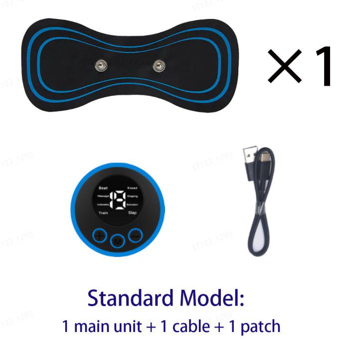 EMS Abdominal Trainer Portable Muscle Trainer with 10 Modes and 20 Levels of Intensity, Suitable for Men and Women, Ideal for Home Fitness Enthusiasts