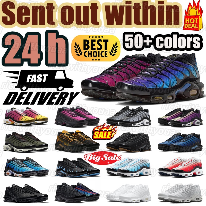 Fast shipping designer tns Shoes running Shoes for Men fast delivery Olive Triple Black Pink Clean White Red Green Hiking Outdoor Mens Trainers Sneakers 40-46