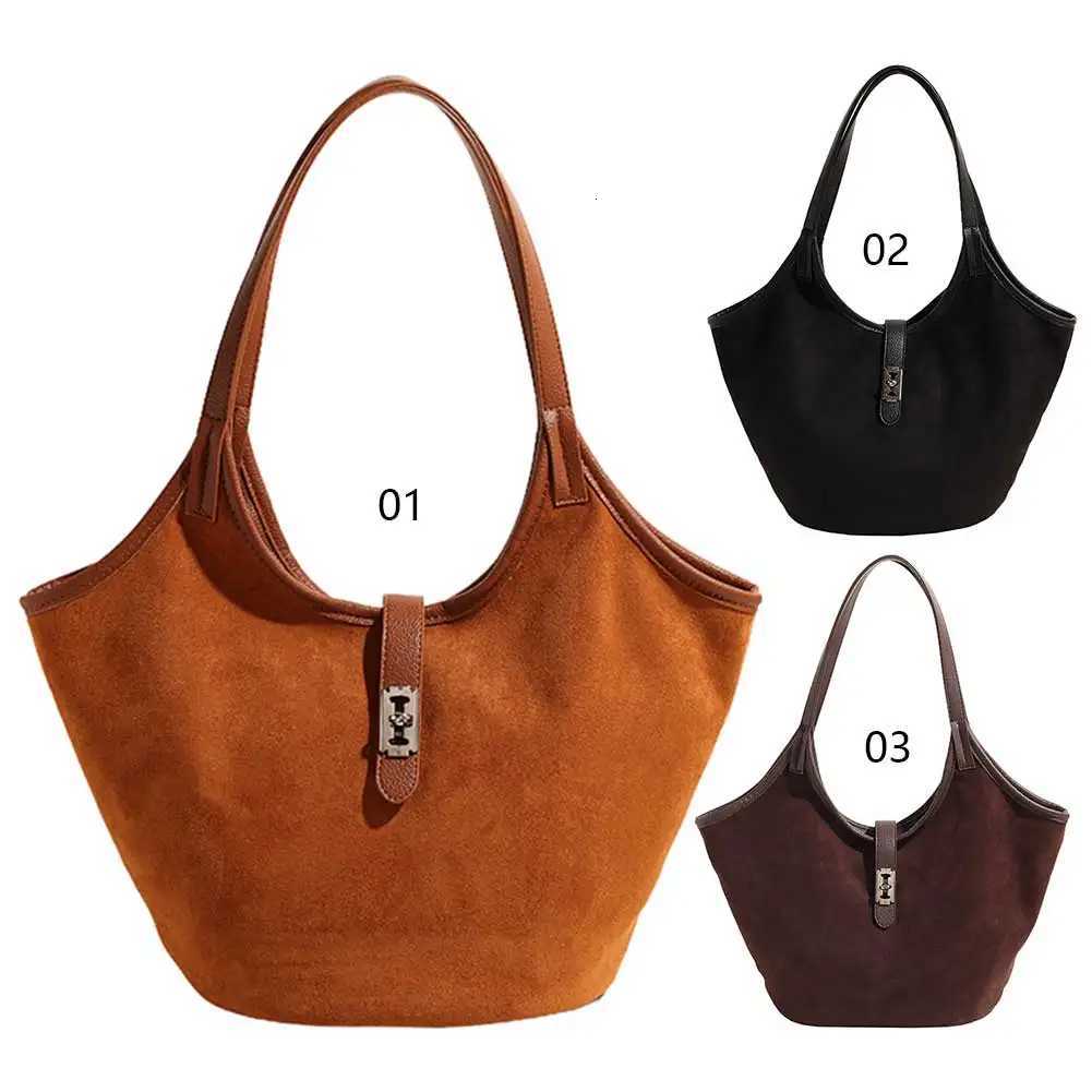 Suede Shoder Bag Fi Hobo Handbag Designer Top Handle Bag for Wen Work Shopping Travel Y251211
