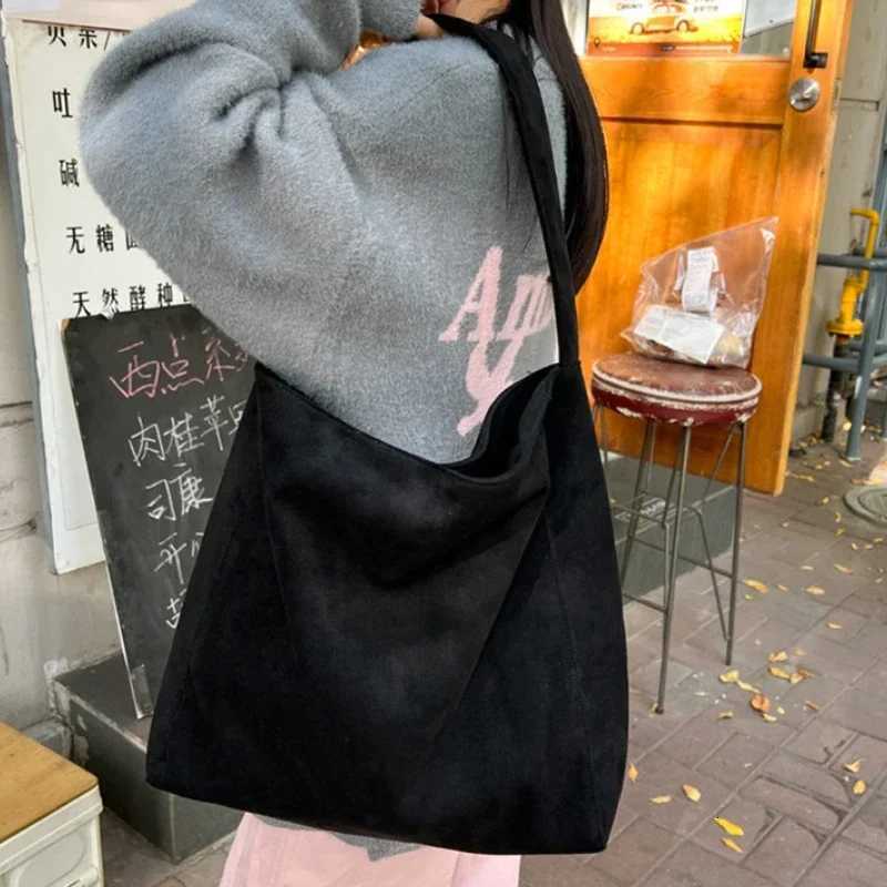 Wen Underarm Bag Fi Tweed Fabric Large Capacity Shoder Bag Casual Handbag for Daily Off Use Solid Color Handbag Y251211