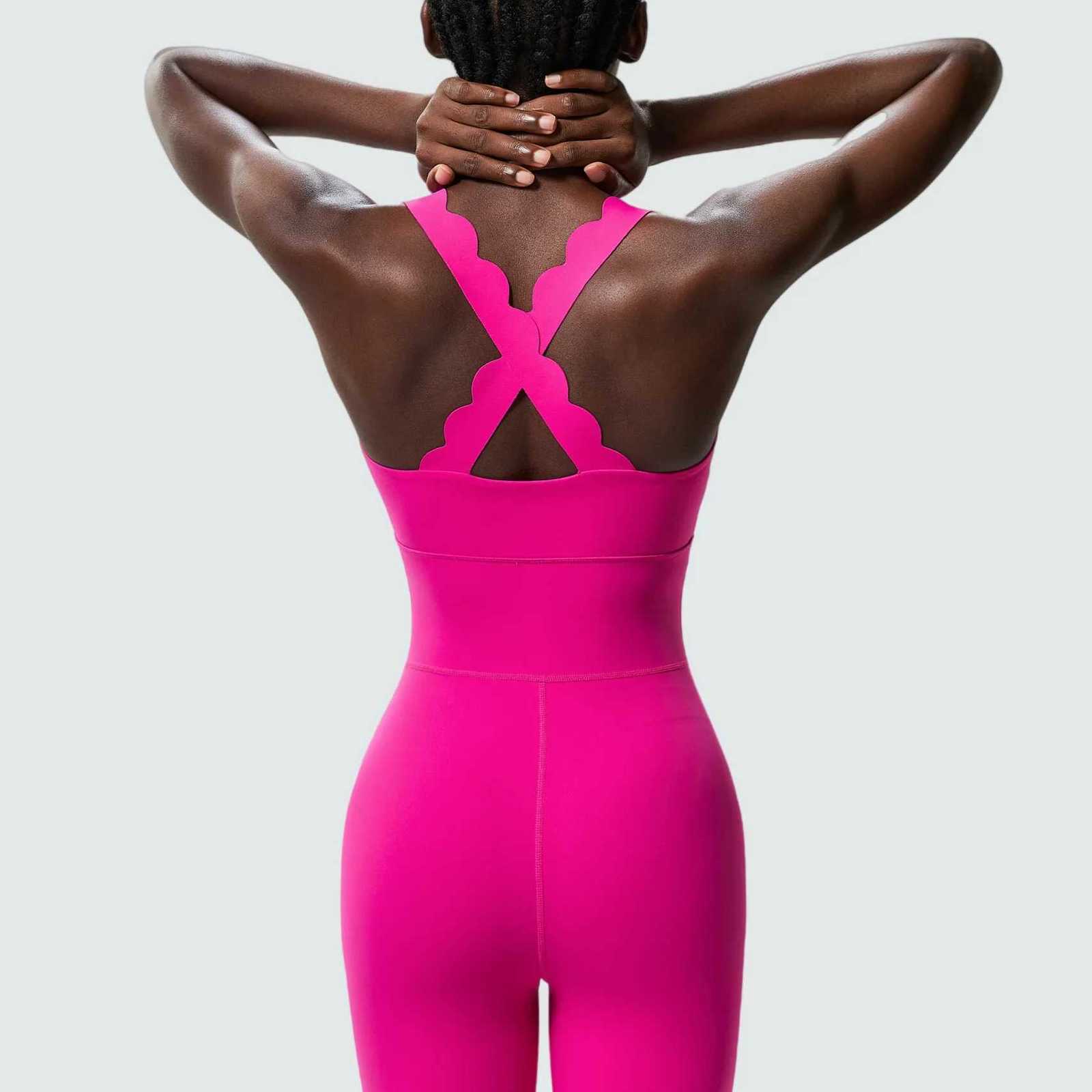 One-Piece Yoga Jumpsuit Women Gym Running Suit Super Soft Slim Fit Fitness Onesie Breathable High Stretch Workout Clothes TightsT251211