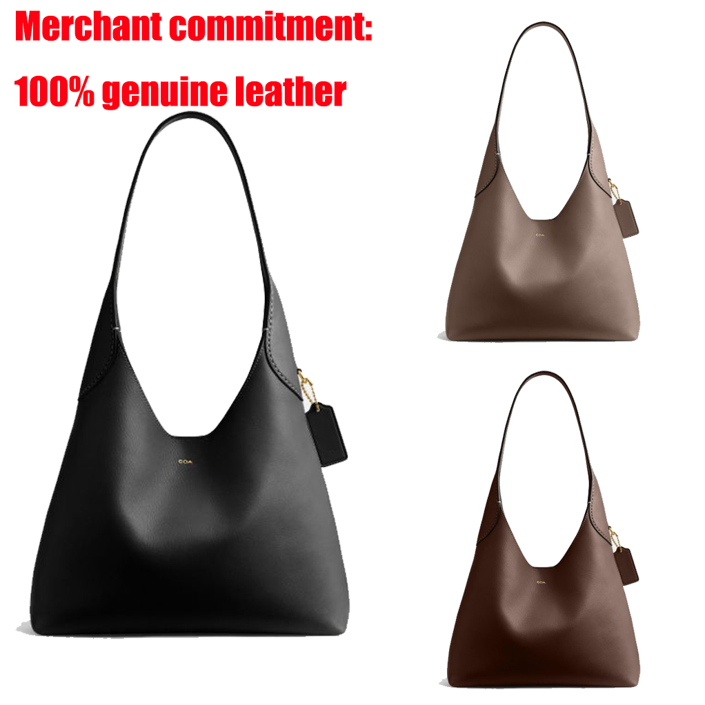 Top quality genuine leather Designer bags fashion Brooklyn 23 28 39 Shoulder Bag Luxury handbag large capacity tote bag Womens Underarm travel bag minimalist style