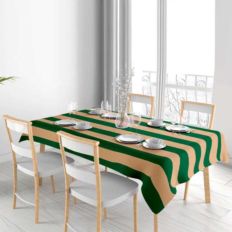 Waterproof Tablecloth Vintage Floral Dining Table Cover Washable Rectangle Table Linens Party Wedding Decor Kitchen Table Topper H251211