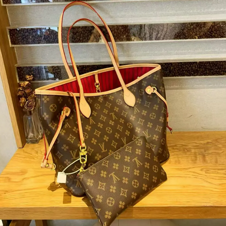 Luxury bag Designer Bags louisvuinton Tote Wallet Fashion Leather Messenger Old Flower Brown Shoulder Bags Women Handbags Female louisvuittion Designer Purse