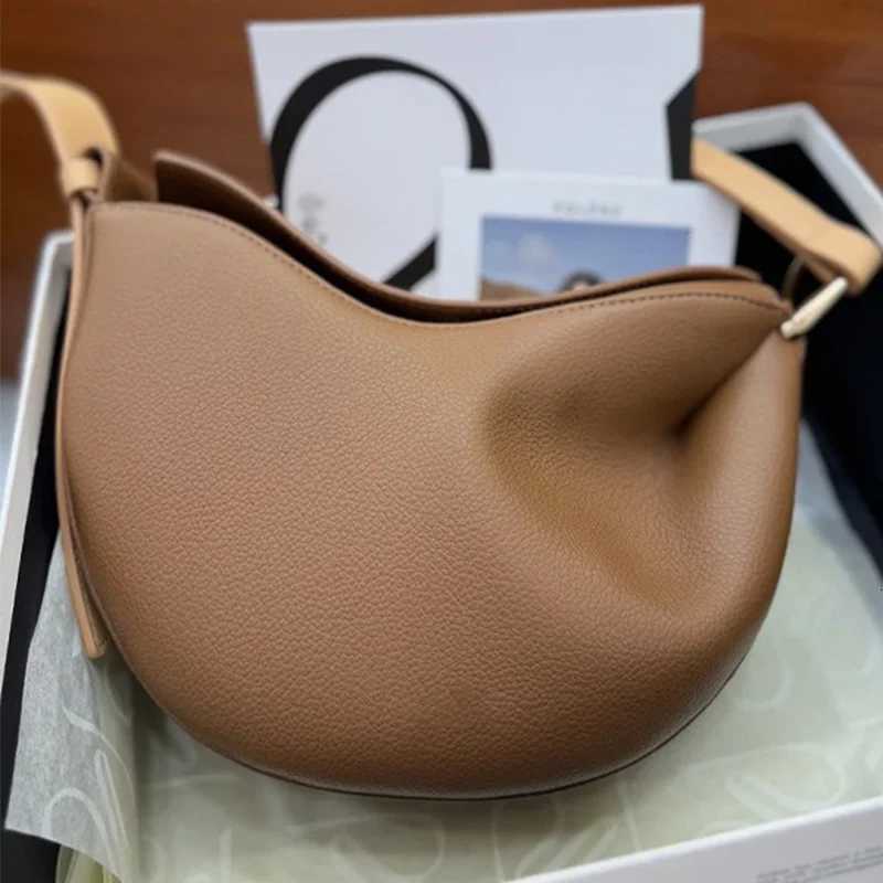 2025 wens new genuine leather shoder crossbody bag pea bag niche casual hand-held armpit bag Y251211