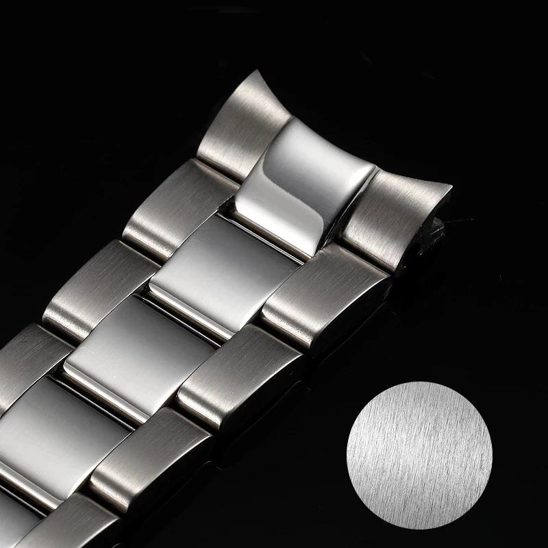 20mm 904L Stainless steel Watch strap for Rolex Explorer 2 ditongna diver green black water ghost King accessories