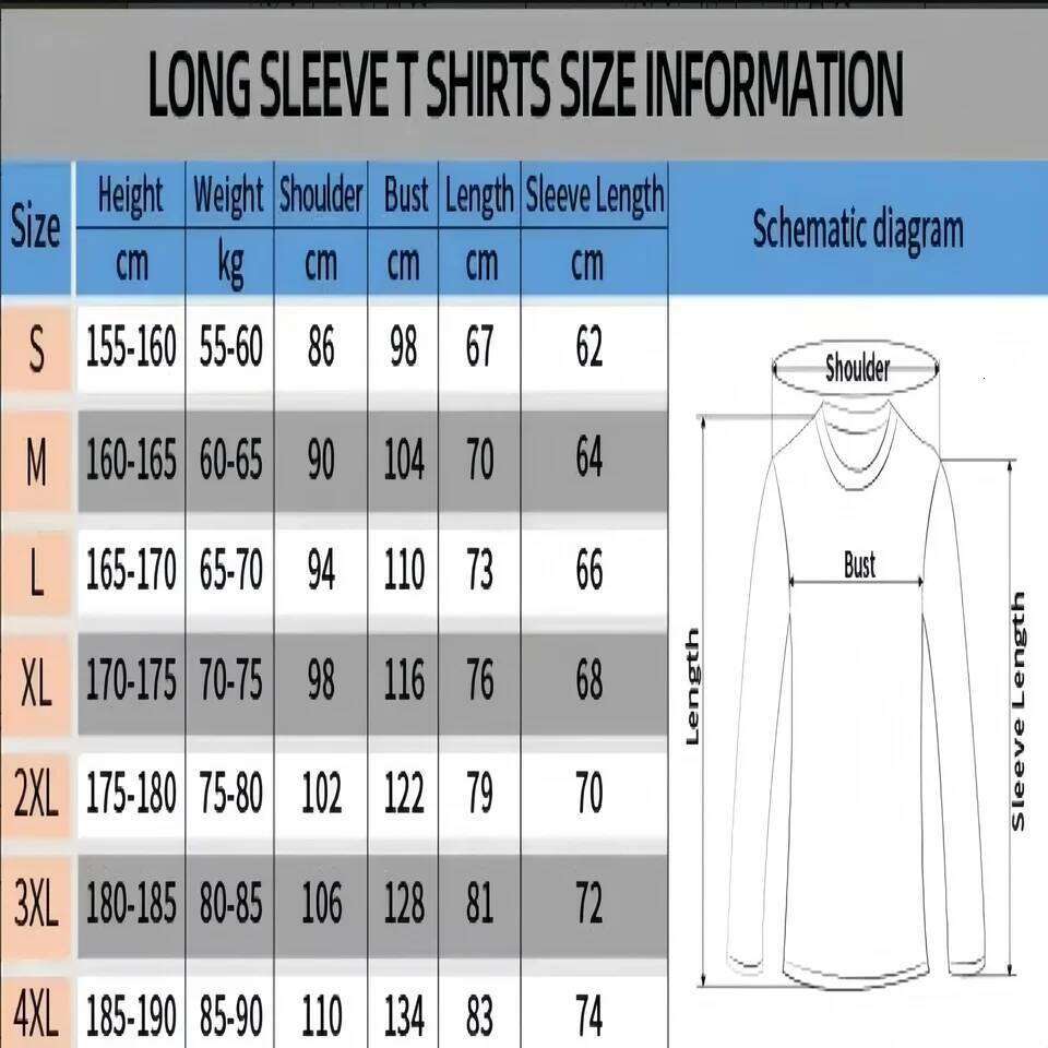 Fashion 2026 Hot Selling Cross-Border Fashion Trendy Niche Brand Full Print Long Sleeve Men's T-Shirt Loose And Comfortable Top Designer