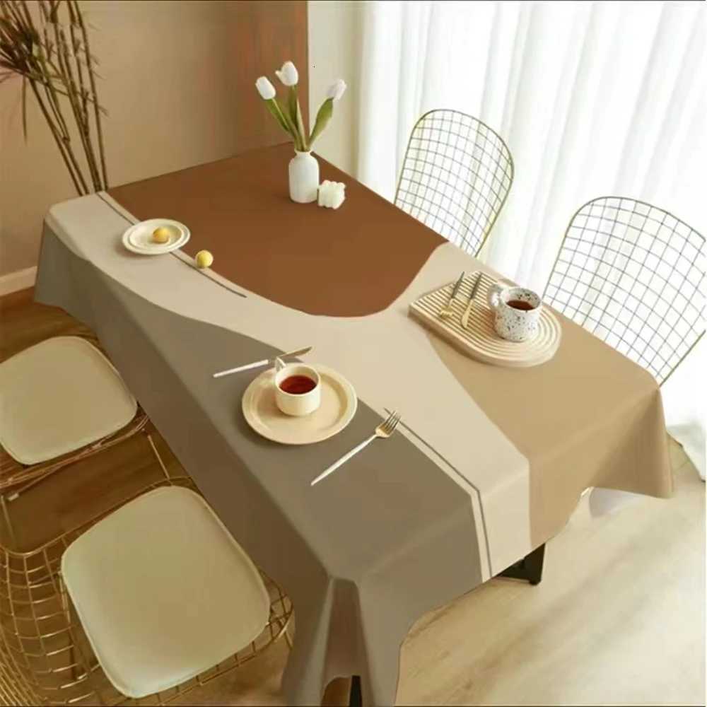Nordic Simple Rectangular Table Cloth Coffee Table Cloth Geometric Outdoor Picnic Mat Antifouling Table Cloth H251211