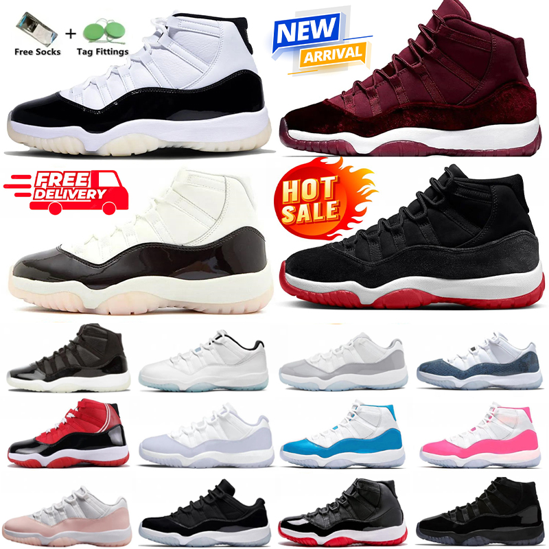11S OG H-Town Designer 11 11s Basketball Shoes Women Men Atlanta Mojave Las Vegas Inner black Beast Gamma Blue Cherry Cool Heiress Velvet Trainers Sneakers