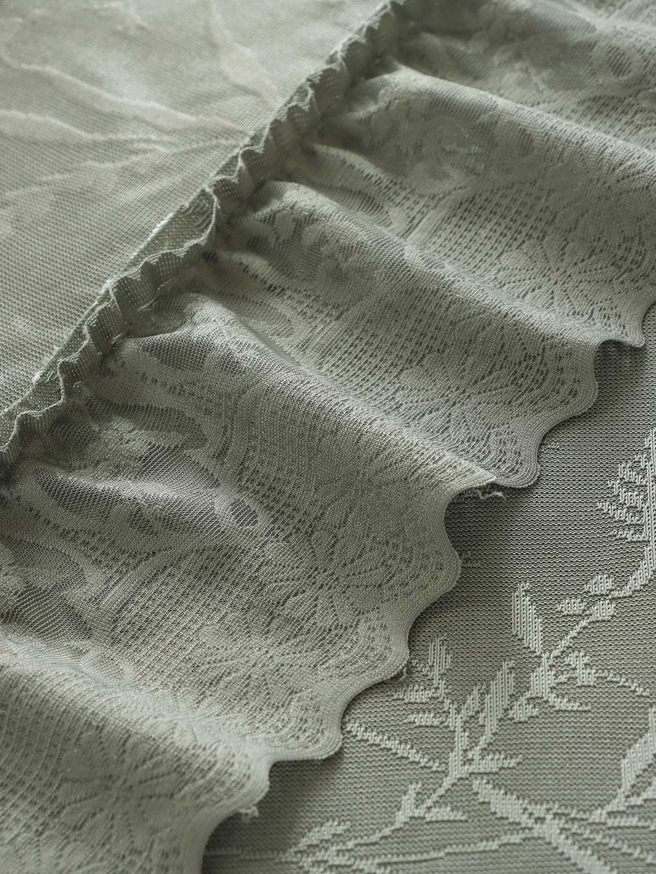 Rustic Style Green Thickened Lace Ruffle Tablecloth Living Room Bedroom Dining Table Luxury Tablecloths H251211