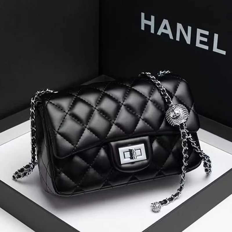 Wen Shoder Bag Fi Handbag Solid Color Rhbus Embroidery Thread Simple Luxury Fi Ladies Messenger Square Bag Y251211