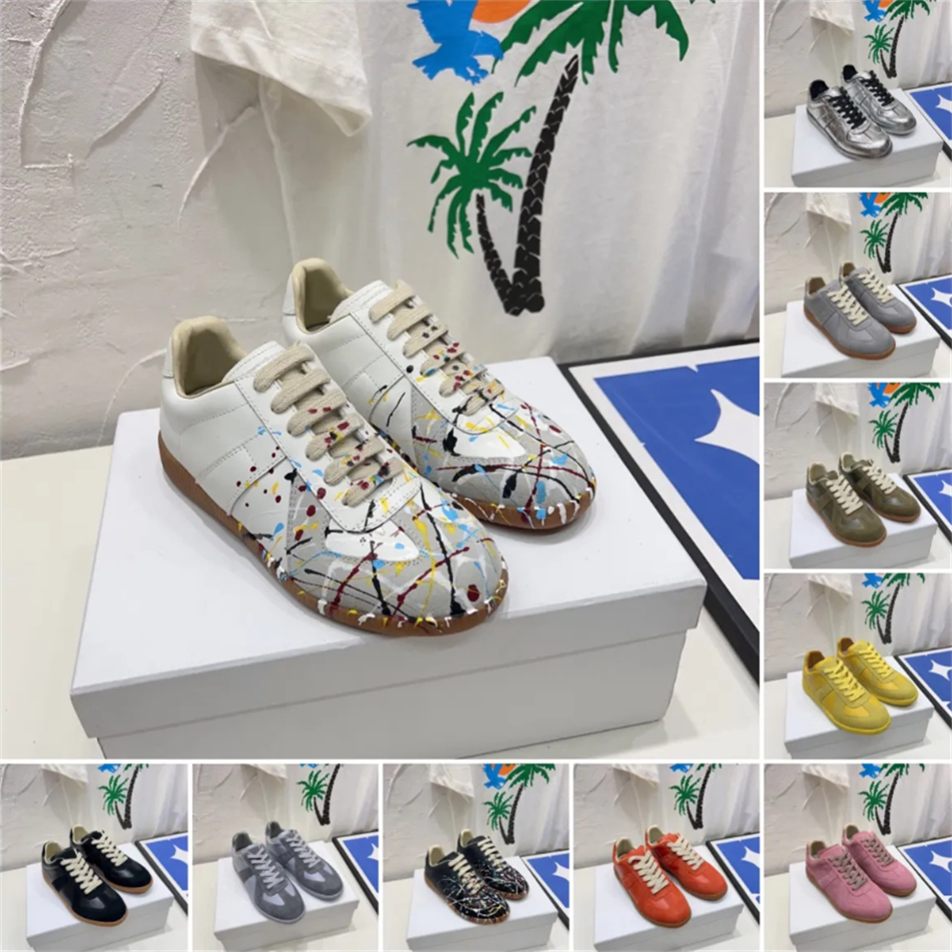 mens sneakers maison designer shoes gats running shoes suede MM6 woman mens sneakers Flat foam casual shoes trainer men outdoor shoes size 35-46