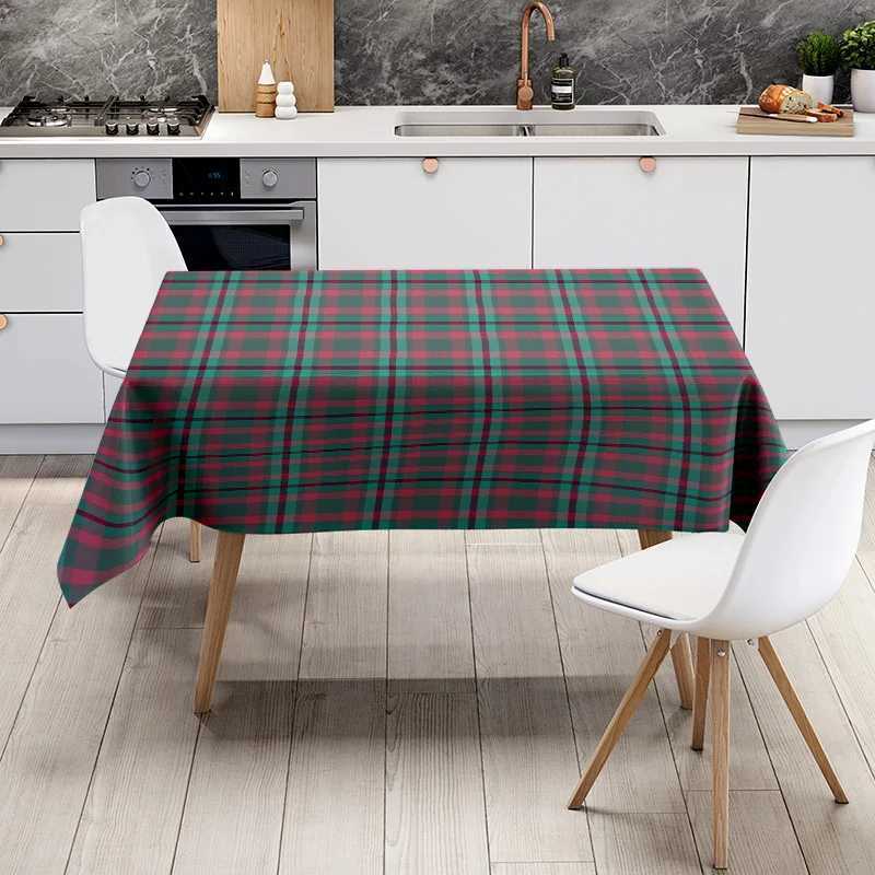 High Quty Plaid Tablecloth Perfect for Dining Room Decoration Red/Green Checkered Fabric 100 Cotton Machine Washable Medium H251211