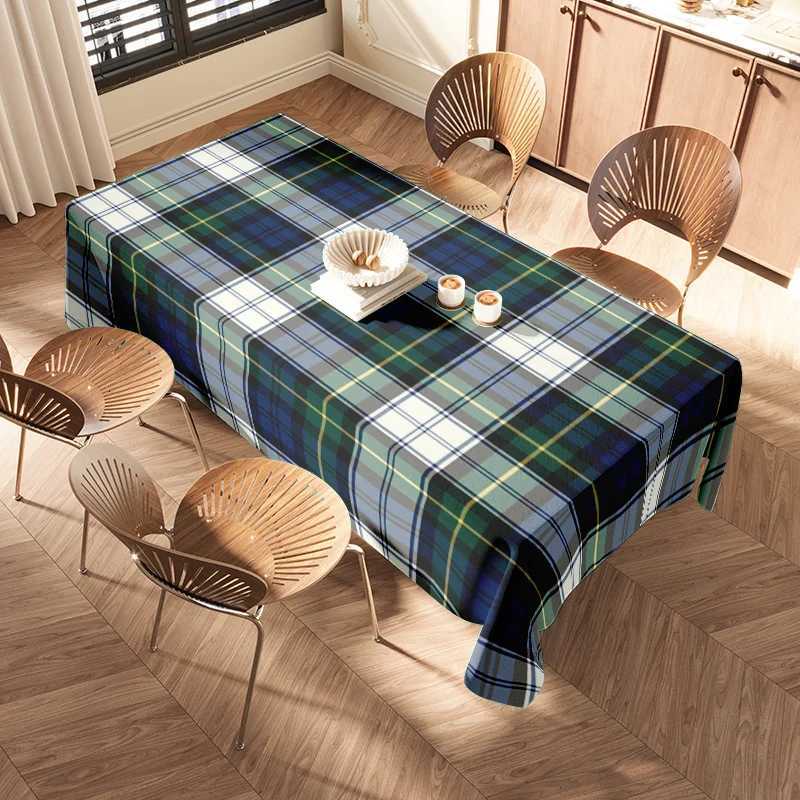 Waterproof Tablecloth Plaid Pattern Dining Table Cover Washable Rustic Farmhouse Kitchen Table Decor Party Wedding Table Runner H251211