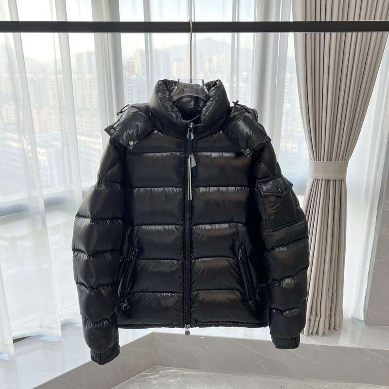 Winter New Men Puffer Jacket Fashion Thick Men Women Down Jacket Outdoor Warm Casual Coat Solid Color Hooded Overcoats 2511