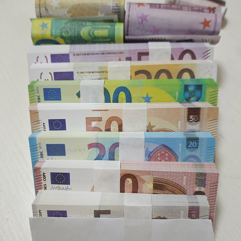 Prop Money Fake Money Partys Euro 5 10 20 50 100 200 500 Dollar Party Supplies Fake Movie Money Photo Props and Decorations