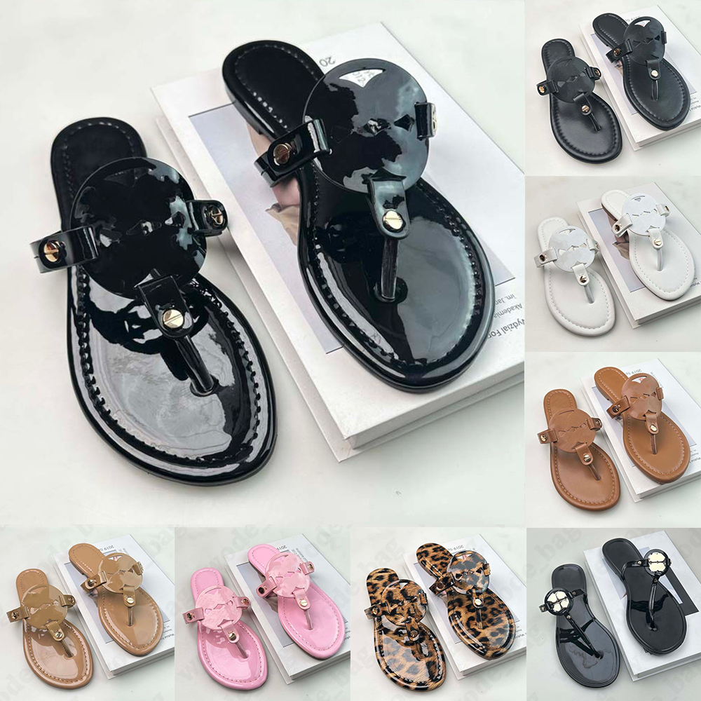 TB Designer Shoes Womens Slippers and Sandals Fashionable Summer Slippers Herringbone Slippers Flat Bottom Beach Shoes Toe Slippers Designer Sandals 35-43