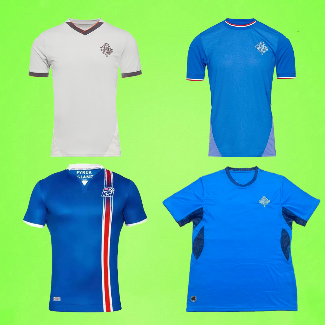 New+ retro 2026 Iceland Soccer Jerseys kids kit men set 24 25 26 National Team Islandia 16 17 SIGURDSSON Uniform GUDJOHNSEN Football Shirt Haraldsson Islands 2024
