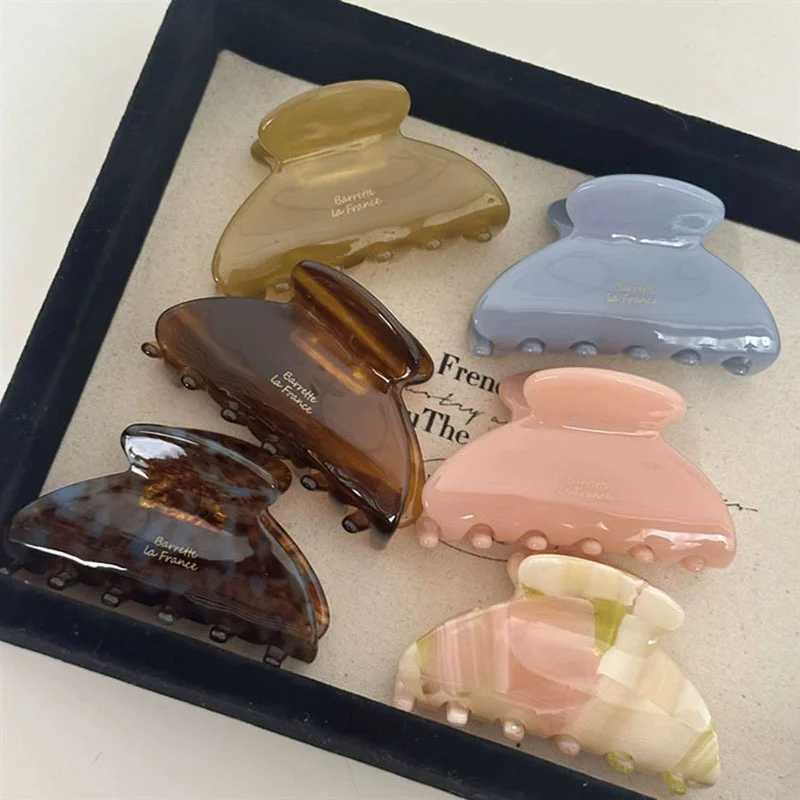 Korean version of letter b hairpin acetic acid arc grab clip girl high ponytail prum hair accories crab hairpin Y251210