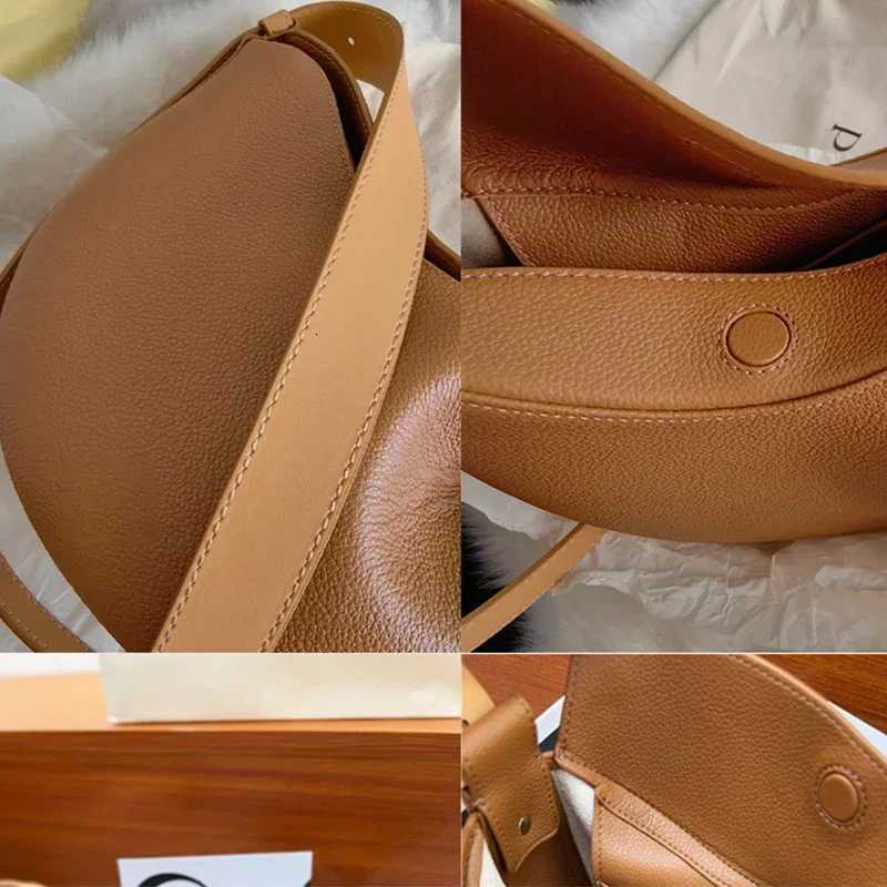 2025 wens new genuine leather shoder crossbody bag pea bag niche casual hand-held armpit bag Y251211