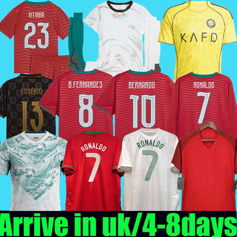 Portugal Jersey 2026 final FERNANDES Portuguesa 2026 2027 soccer Football Shirts Men Kids Kit B.FERNANDES JOAO FELIX long sleeve fans player version BERNARDO