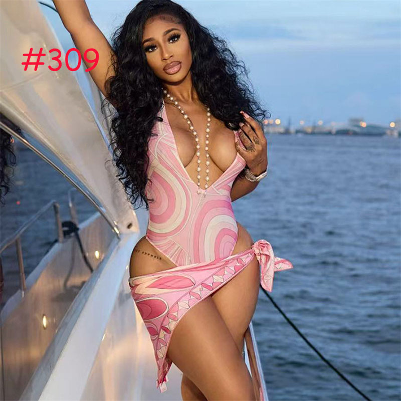 Rainbow Prints Beach Dress for Women Designer Summer Holiday Yacht Pool Party Swimsuit Sarong Halter Open Back Dresses