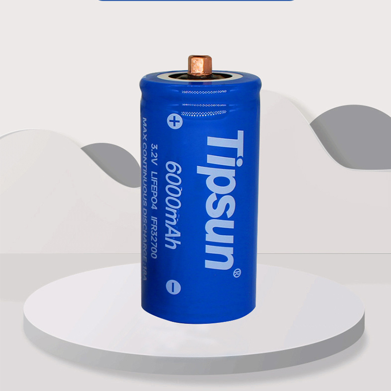 Lifepo4 32700 Rechargeable Battery 6000 Mah 3.2v 32650 With Screw 3C Cylindrical Battery Cell for Solar Lamp