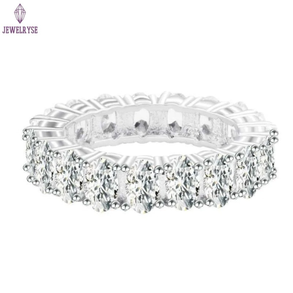 Vecalon Classic 925 Sterling Silver ring set Oval cut 3ct Diamond Cz Engagement wedding Band rings for women Bridal bijoux