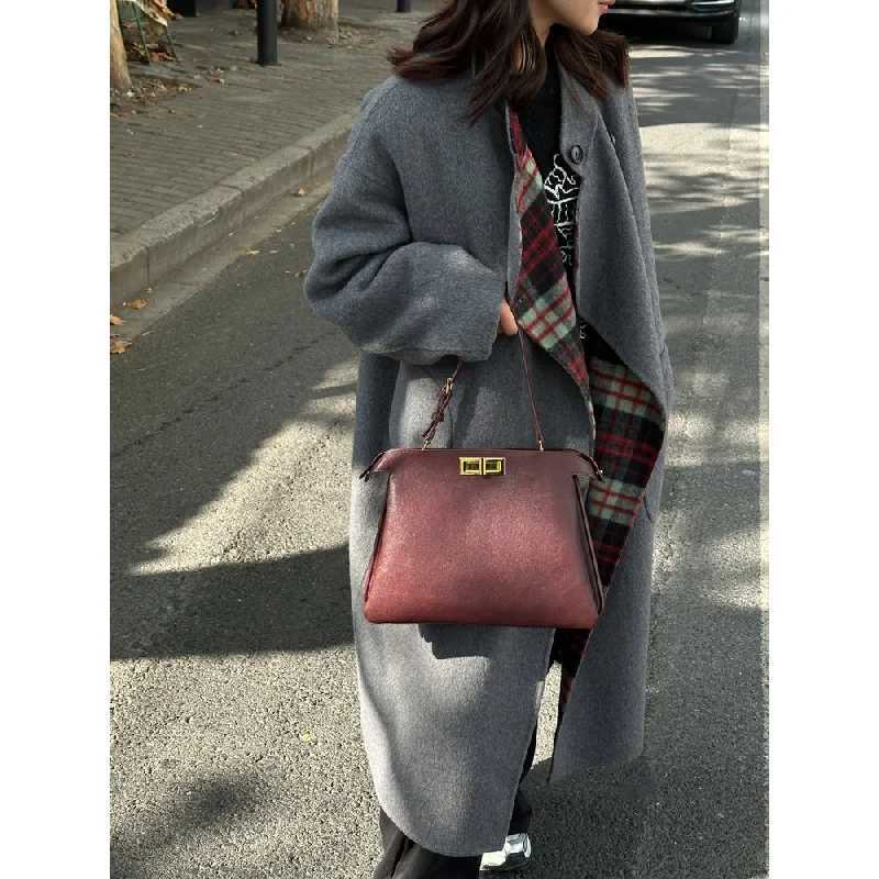 Wens Handbag Made Of Quality Leather Featuring Elegant Paris La Cmuter Refi Look Y251211