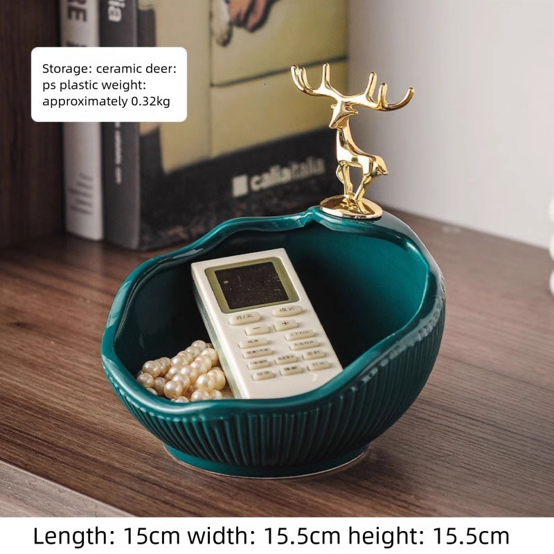 Light luxury entrance key storage decoration, household registration, shoe cabinet, home living room decoration, housewarming, new home gift