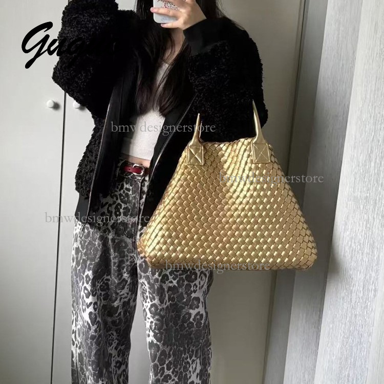 Guguo Designer Luxury Women's Leisure Handmade Woven Bag Fashion New Large Capacity Shopping Handbag Travel Bag Versatile Shoulder Bag Free Shipp