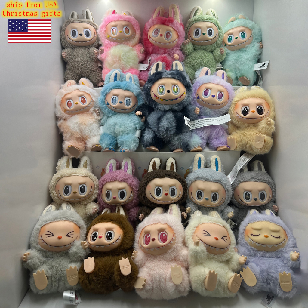 2025 Ordinary Labubu V1 V2 V3 Style Bd Box The Monsters big into energy Exciting Macaron have a seat Series Toys Cute Action Anime Figure Doll Kids Gi