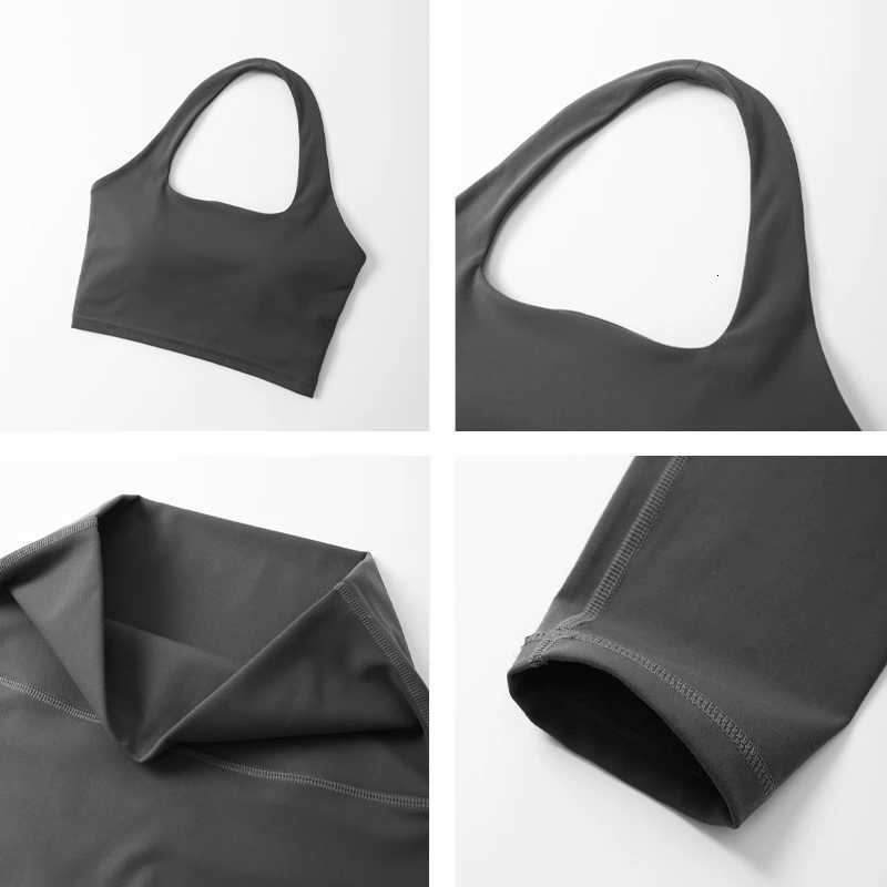 Hearuisavy 2Pcs Sport Bra Women Sets High Waist Quick-Drying Breathable Yoga Clothing Casual Shockproof Fitness Top Workour SuitT251211