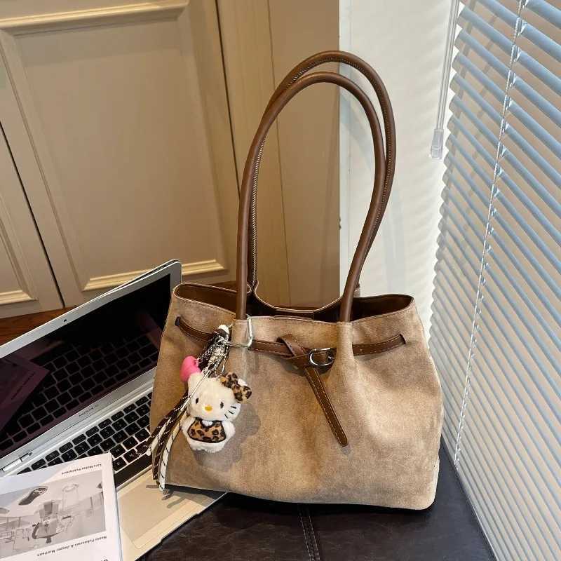 Large Capacity Tote Bag Fi Suede Wen Single Shoder Armpit Bag Versatile Cmuting Handbag Guangzhou High Quality Bag Y251211