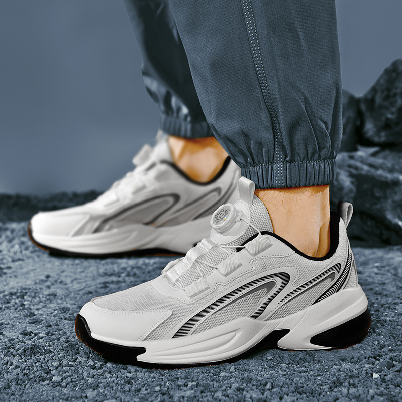 New Design Shoes Spring/Summer 2025 New Style Fashionable Couple Shoes Rotating buckle Mesh Sports Shoes Soft Sole anti-slip Casual Shoes free shippin