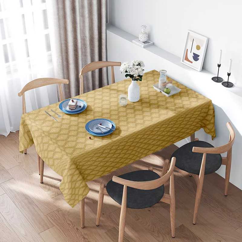 Waterproof Tablecloth Washable Rectangle Table Cover Vintage Floral Design Kitchen Dining Decor Home Party Supplies Farmhouse St H251211