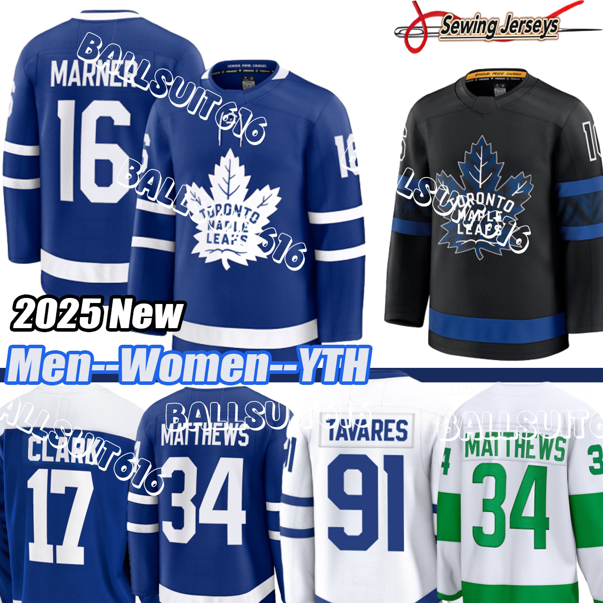 Toronto Hockey Jerseys Maple Leafs Jersey #34 Auston Matthews #16 Mitch Marner #91 John Tavares #88 Alexander Nylander Jersey Stadium Series Jersey