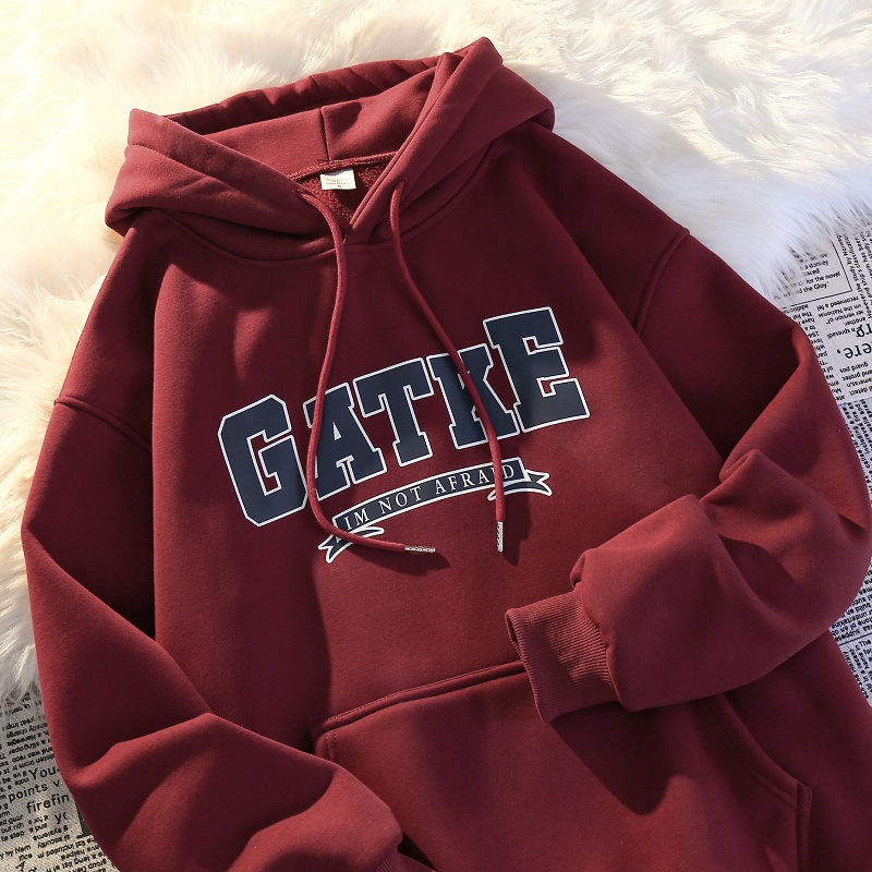 2025 New Arrival Men's Heavyweight Versatile Hoodie: Fleece-Lined & Thickened, Loose Oversized, Trendy Autumn/Winter Outerwear/Top