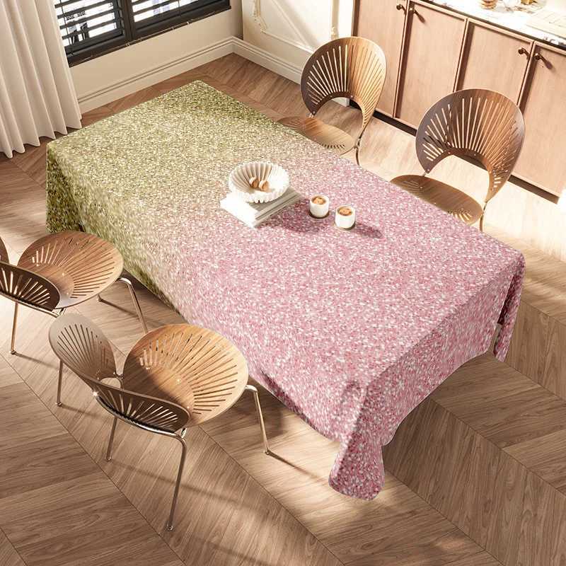 Waterproof Tablecloth Vintage Floral Table Cover Washable Kitchen Dining Table Protector Party Decor Rustic Farmhouse Style Tabl H251211