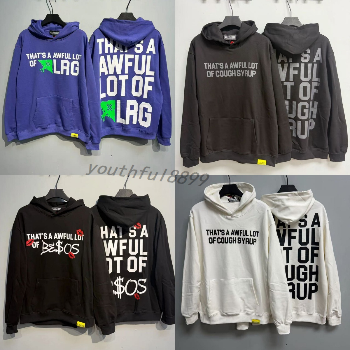 Awful Lot of Caugh Syrup Hoodie Premium Crafted Designer Hoodies with Bold Logo Mens Printed Accents, Paired with Custom Designed Tracksuit Brushed